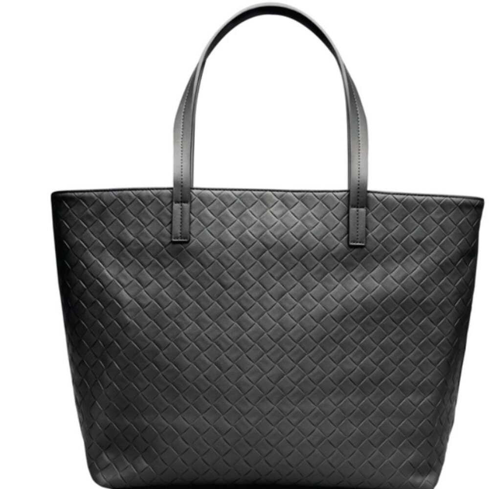 LIVE IN STYLE Black Tote Shoulder Bag 13x10.6x5.9 in Model 649130
